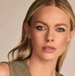 SPIRIT ICONS ESTHER ØRESTIK FORGYLDT SØLV - 42422