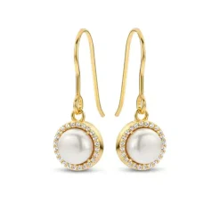 SPIRIT ICONS EUPHORIA ØRERINGE FORGYLDT MED PERLE - 41902