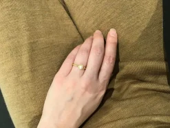 SPIRIT ICONS EUPHORIA RING SØLV FORGYLDT MED PERLE OG ZIRKONIA - 53552