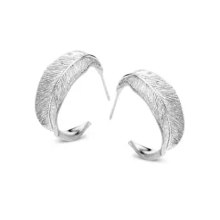 SPIRIT ICONS FALL HOOPS ØRERINGE SØLV STOR - 41941