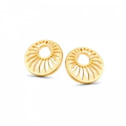 SPIRIT ICONS PEACOCK SØLV FORGYLDT ØRERINGE - 41312