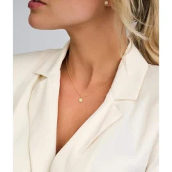 SPIRIT ICONS ØRERINGE SØLV ROSA FORGYLDT MINI - 40194