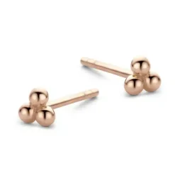 SPIRIT ICONS SHISHI ØRESTIKKER SØLV ROSA FORGYLDT- 41644