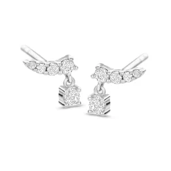 SPIRIT ICONS ‘SPARKLE’ ØRERINGE SØLV MED STENE - 42411