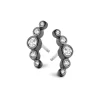 SPIRIT ICONS TEMPTATION ØRERINGE SORT SØLV - 40603