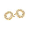SPIRIT ICONS TREND ØRERINGE FORGYLDT MED SYNTETISKE ZIRKONIA STEN - 40532