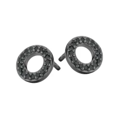 SPIRIT ICONS TREND ØRERINGE SØLV RHUTHINERET MED ZIRKONIA - 40533