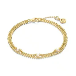 SPIRIT ICONS VENUS ARMBÅND FORGYLDT MED PERLER - 20732