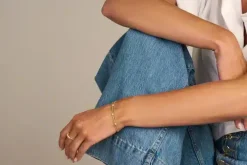 SPIRIT ICONS VENUS ARMBÅND FORGYLDT MED PERLER - 20732