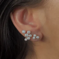 STINE A BLOOM BERRIES ØRERING SØLV FORGYLDT - 1339-02-S