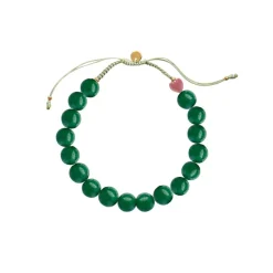 STINE A CHERRI BON GRØN JADE ARMBÅND -3226-02-OS