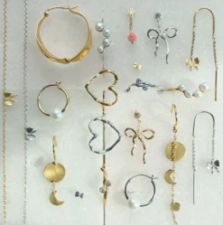 STINE A FLOW RING MED STENE FORGYLDT SØLV - 4053-02