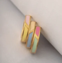 STINE A PETIT CIRCUS ØRERING SØLV FORGYLDT - 1264-02-S