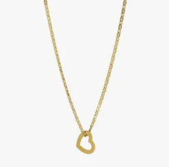 STINE A PETIT LINK HALSKÆDE SØLV FORGYLDT - 2023-02-OS