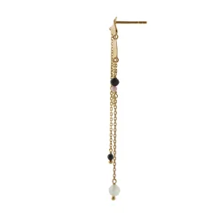 STINE A ØRERING FORGYLDT SØLV MED KÆDE - 1319-02-S