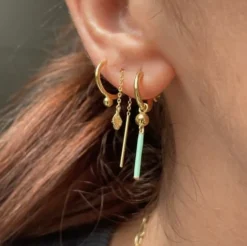 STINE A TOUT PETIT ILE DE L'AMOUR ØRERING FORGYLDT - 1348-02-S