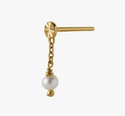 STINE A TRES PETIT ETOILE ØRERING SØLV FORGYLDT - 1283-02-S