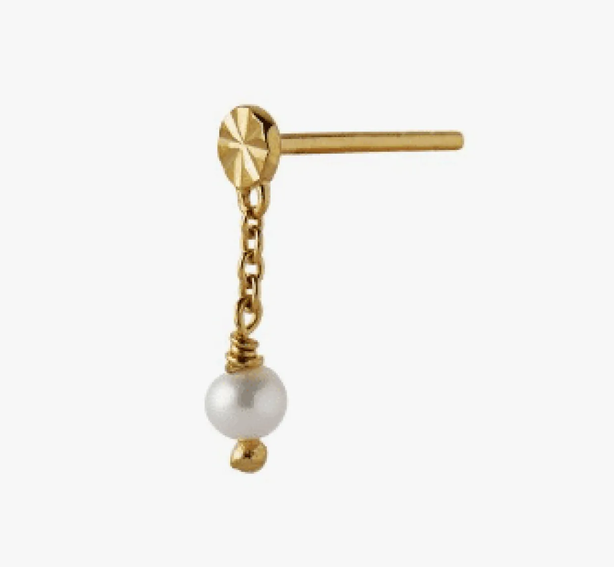 STINE A TRES PETIT ETOILE ØRERING SØLV FORGYLDT - 1283-02-S