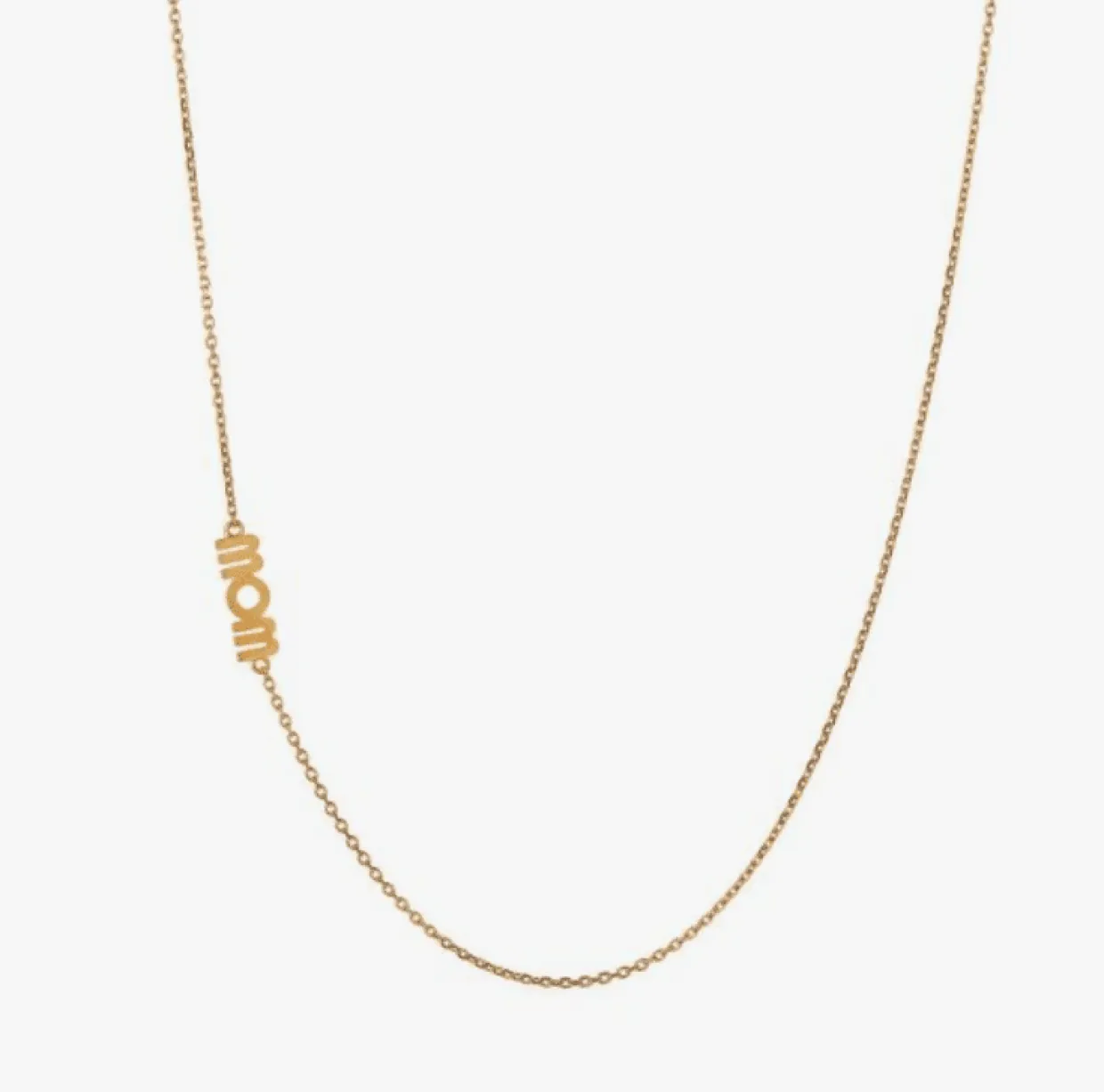 STINE A WOW MOM HALSKÆDE SØLV FORGYLDT - 2054-02-OS