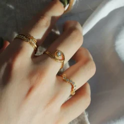 STINE A WOW MOM RING FORGYLDT SØLV - 4047-02