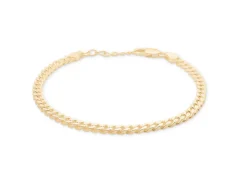 STUDIO Z ARMBÅND PANSER SØLV FORGYLDT - 7250317