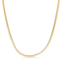 STUDIO Z COBRA SMALL SLIBEBEN HALSKÆDE I FORGYLDT SØLV - 7220319