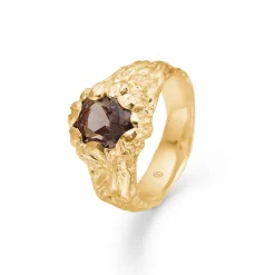 STUDIO Z FOREST RING SØLV FORGYLDT - 7247849