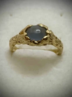 STUDIO Z MAGMA RING SØLV FORGYLDT MED ZIRKONIA - 7247831