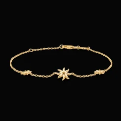 STUDIO Z OCEAN AURA SØLV FORGYLDT ARMBÅND - 7250923