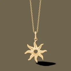 STUDIO Z OCEAN AURA SØLV FORGYLDT HALSKÆDE - 7220923