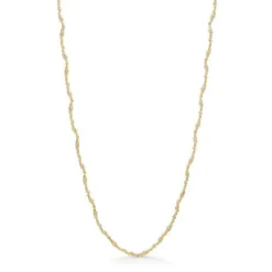 STUDIO Z SILICA HALSKÆDE SØLV FORGYLDT MED ZIRKONIA - 8227805