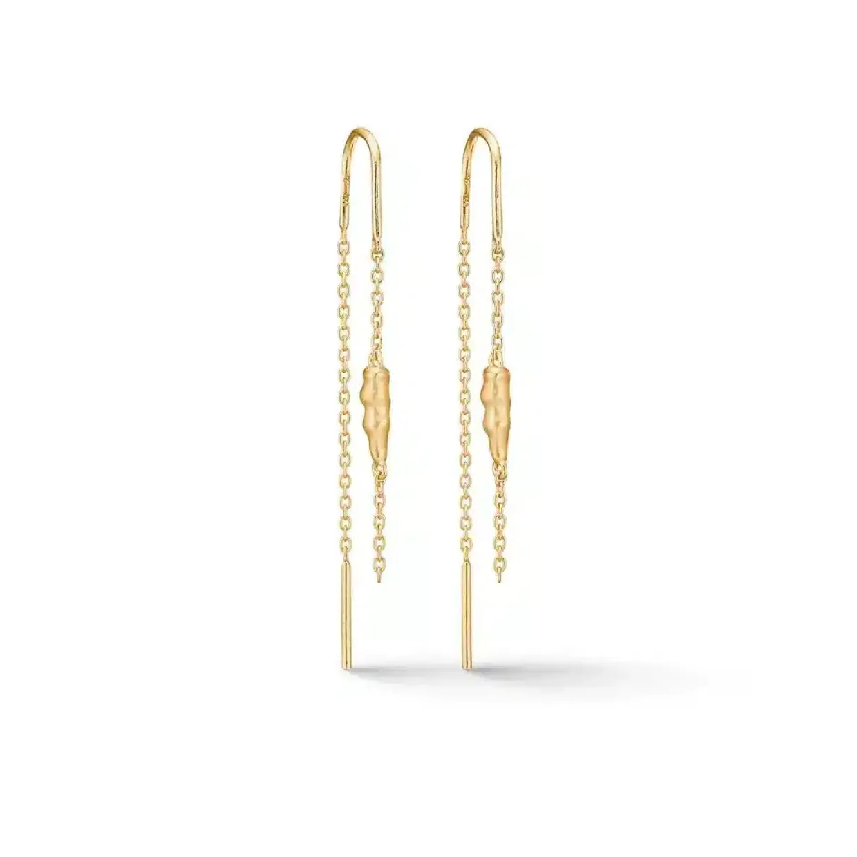 STUDIO Z SØLV FORGYLDT ØRERINGE ICICLE - 7200937