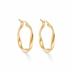 STUDIO Z SØLV FORGYLDT ØRERINGE - 7210352