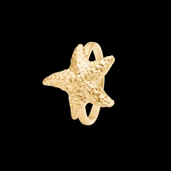 STUDIO Z STARFISH LUSTRE SØLV FORGYLDT RING - 7240903