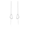 SUANNE FRIIS BJØRNER ØRERINGE SØLV KÆDE - 5613-11