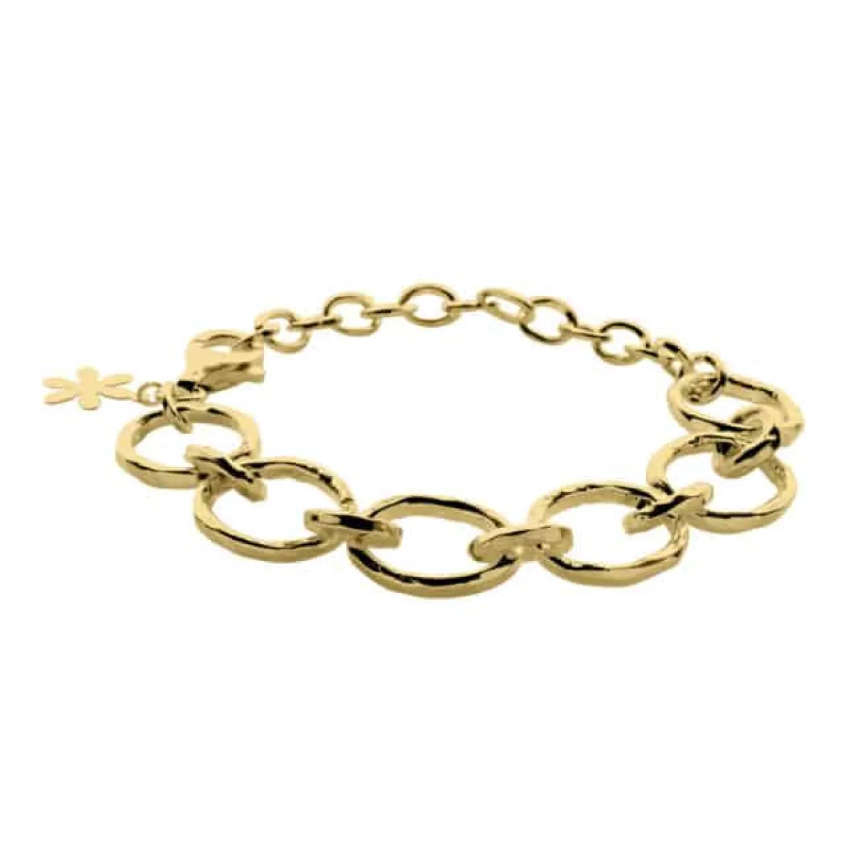 SUSANNE FRIIS BJØRNER ARMBÅND SØLV FORGYLDT MED BLANKE LED - 904-21