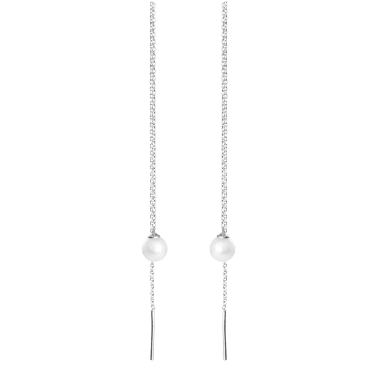 SUSANNE FRIIS BJØRNER BALLANCE ØRERINGE MED PERLE - 5334-1
