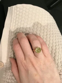 SUSANNE FRIIS BJØRNER 14KT RING RUTILKVARTS STR 52- 1761-5-109-00