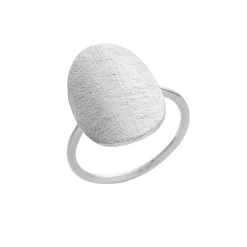 SUSANNE FRIIS BJØRNER PLADE RING SØLV STR 54 OG 58 - 1697-1