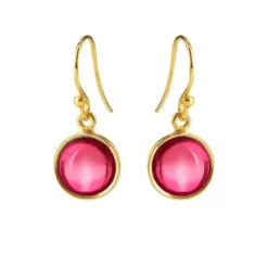 SUSANNE FRIIS BJØRNER ØRERINGE SØLV FORGYLDT - 5521-2-183