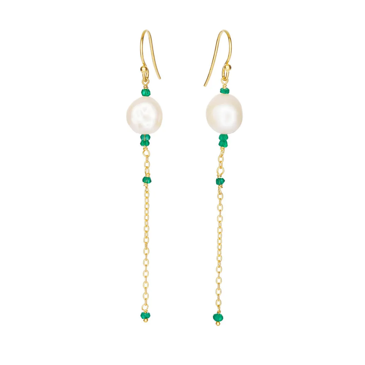 SUSANNE FRIIS BJØRNER ØRERINGE SØLV FORGYLDT - 5642-2-566