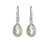 SUSANNE FRIIS BJØRNER ØRERING SØLV GRØN KVARTS - 4068-1-107