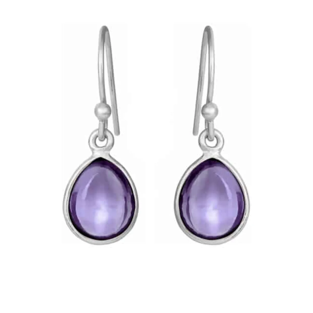 SUSANNE FRIIS BJØRNER ØRERING SØLV MED AMETHYST - 5249-1-118