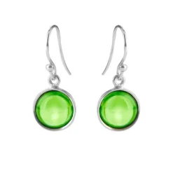 SUSANNE FRIIS BJØRNER ØRERINGE SØLV MED PERIDOTE - 5521-1-200