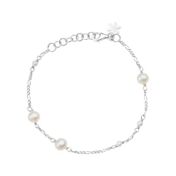 SUSANNE FRIIS BJØRNER SØLV ARMBÅND MED PERLER - 1887-1-20-900