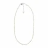 SUSANNE FRIIS BJØRNER SØLV HALSKÆDE MED PERLERÆKKE - 1881-1-900