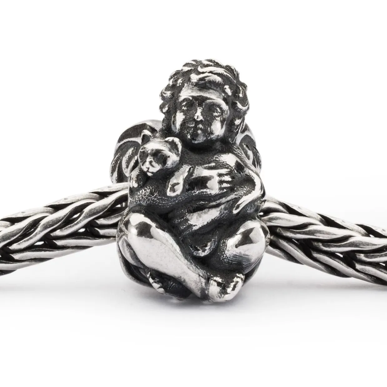 TROLLBEADS 'ALLE DYRS KERUB' LED SØLV - TAGBE-50043