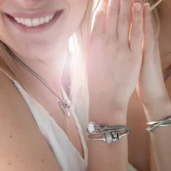 TROLLBEADS ARMRING SØLV STR M (22-24CM) – 15403