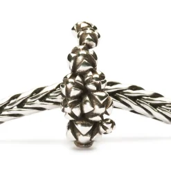 TROLLBEADS BOUGAINVILLEA SØLV KUGLE - TAGBE-10020