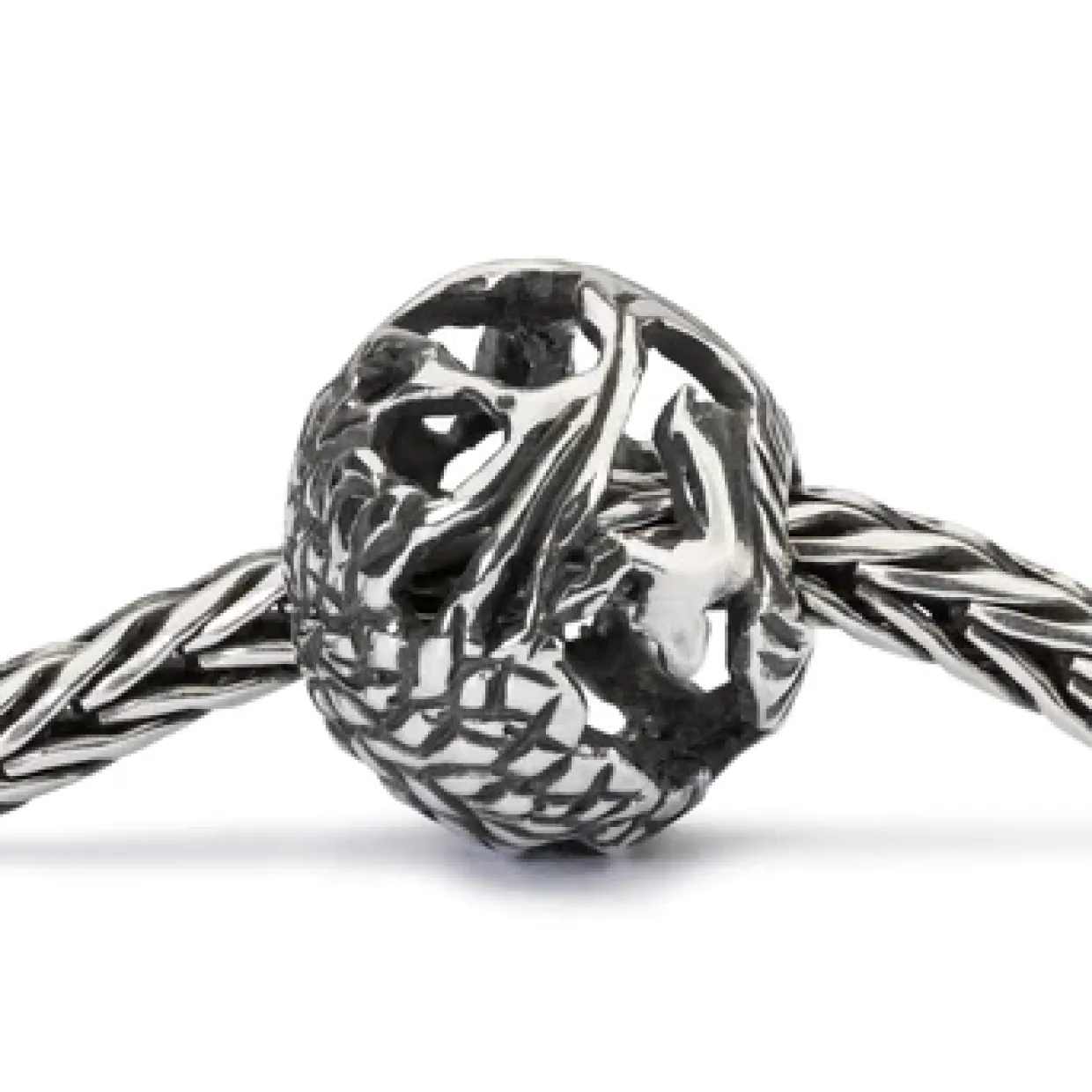 TROLLBEADS ÆDEL HJORT SØLVKUGLE - TAGBE-20183